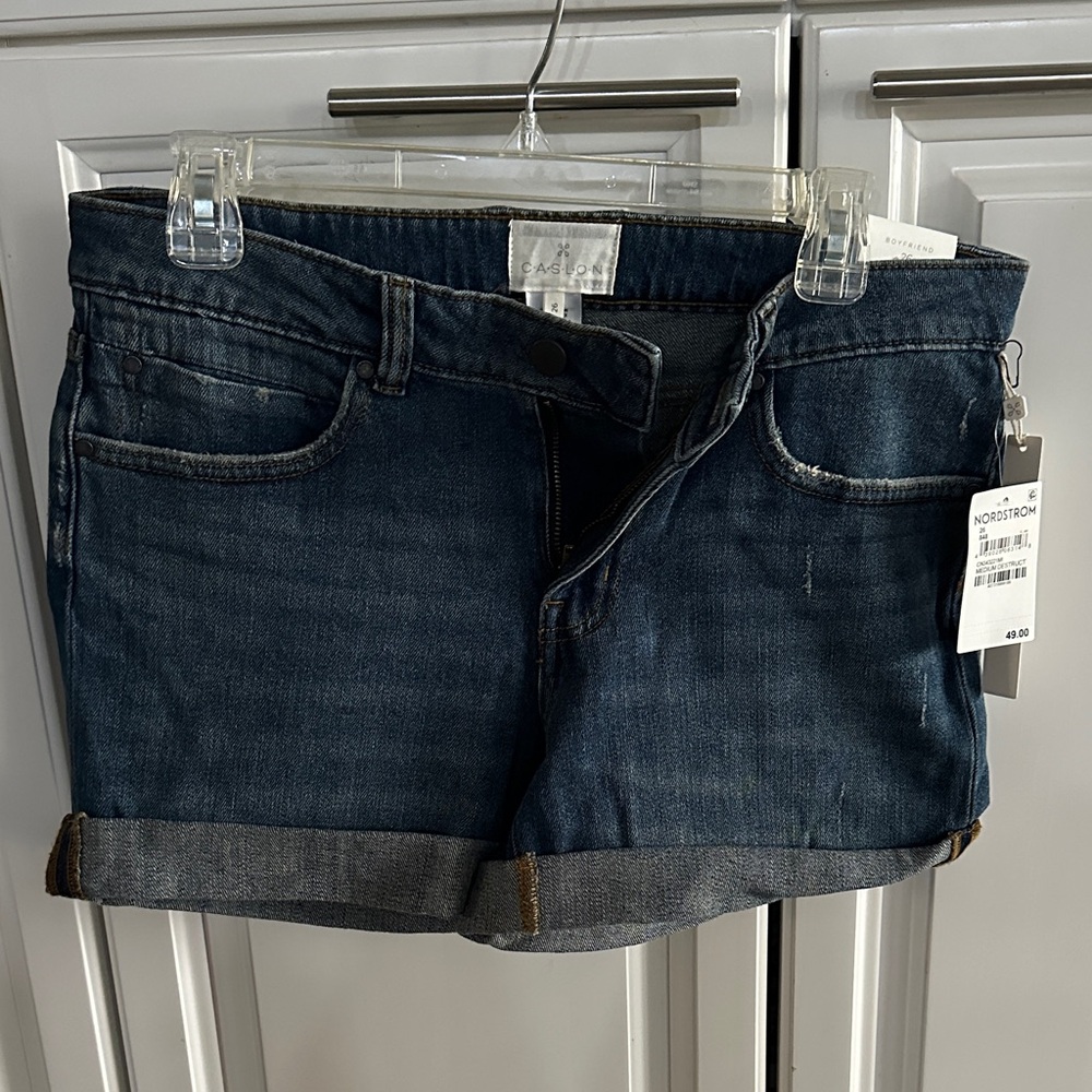 Caslon Dark Blue Jean Shorts